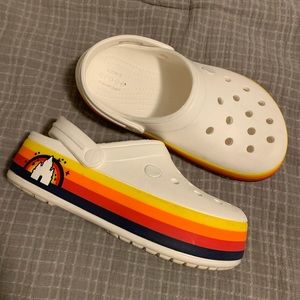 Vintage Castle Platform Disney Crocs